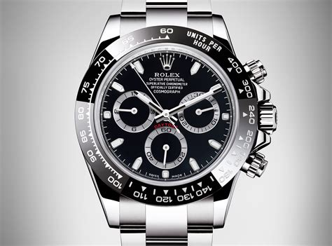 rolex stainless steel daytona black face|rolex daytona black face price.